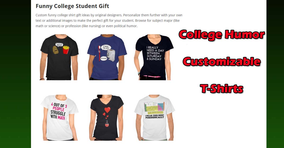funny t shirts for college students
