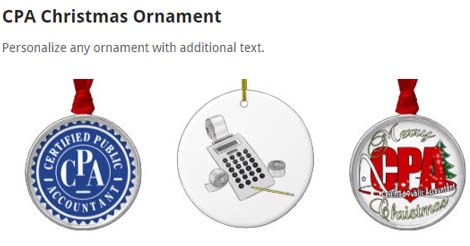 money christmas ornaments for finance people cpa cfp accountant christmas ornament